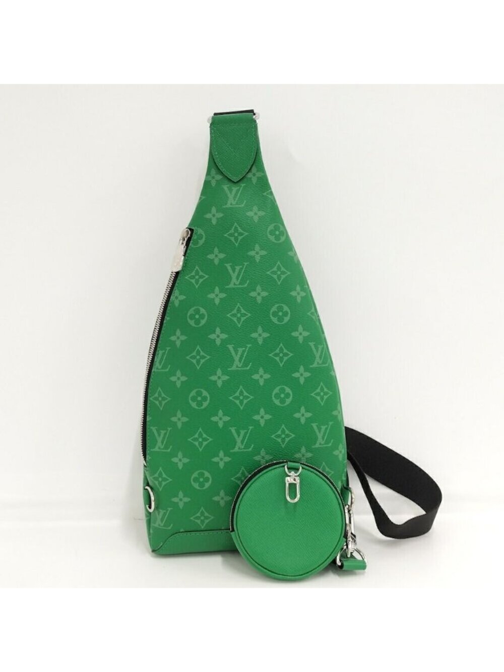 Louis Vuitton Duo Sling Bag Taigarama Monogram Green - Picture 2 of 9